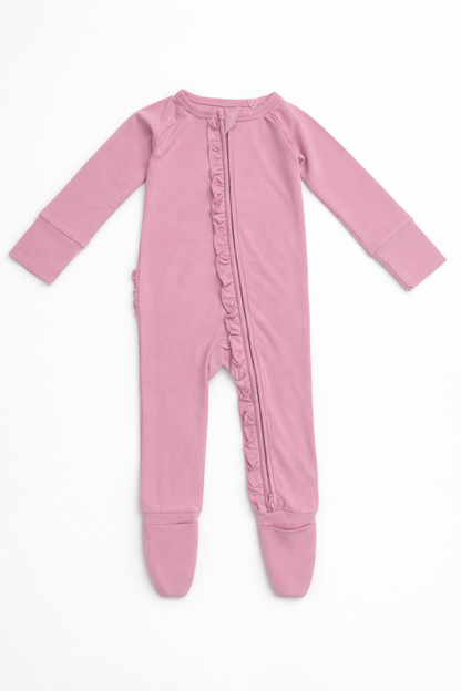 Convertible Romper With Ruffle | Romance Rose