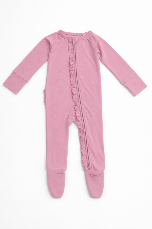 Convertible Romper With Ruffle | Romance Rose