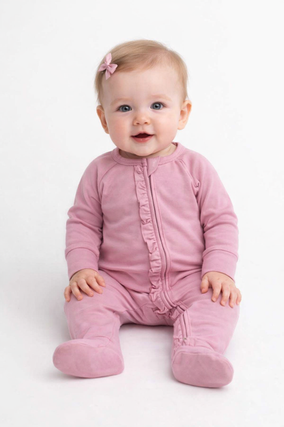 Convertible Romper With Ruffle | Romance Rose