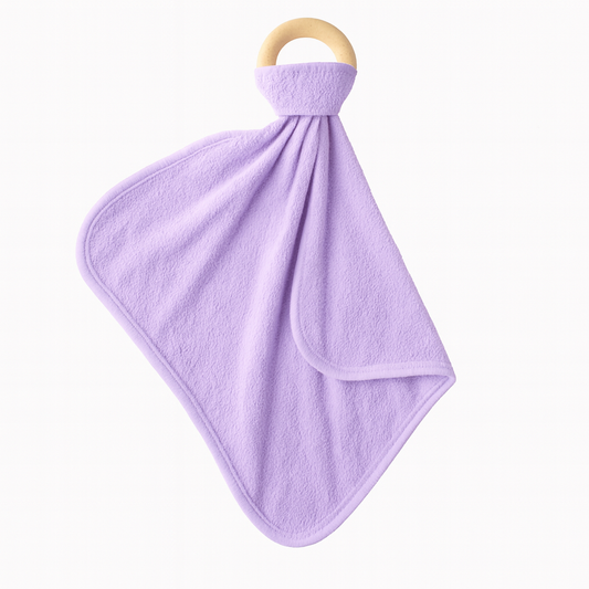 Wooden Ring Lovey | Pastel Lilac