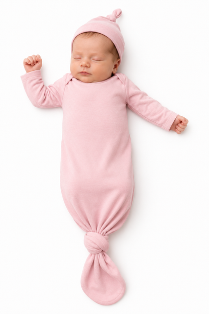 Knotted Gown and Hat Set | Romance Rose