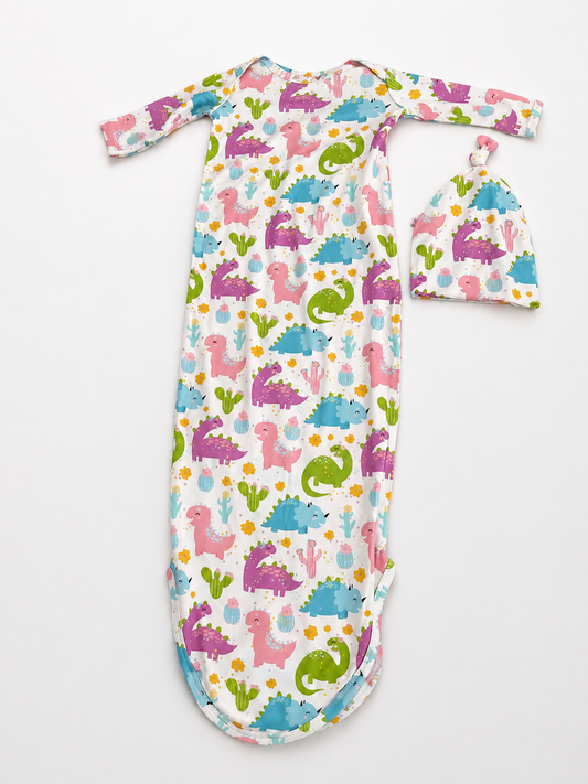 Swaddle | Colourful Dinosaurs