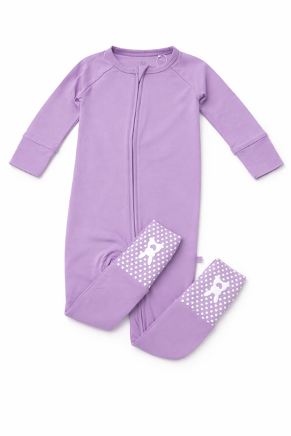 Convertible Romper | Pastel Lilac