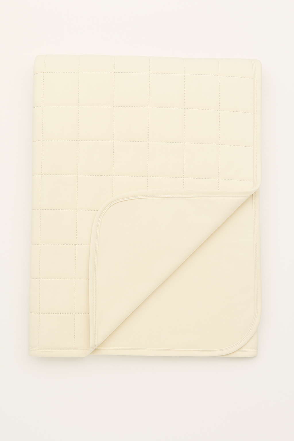 Mini Quilted Blanket | Buttercream