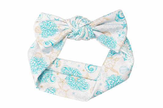 Headband Bow | Marine