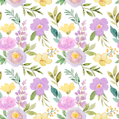 Headband Bow |Yellow Floral