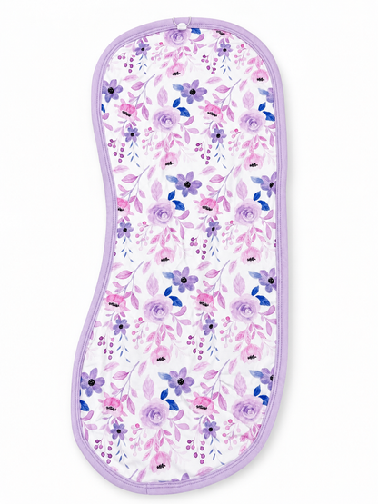 Burp Cloth | Soft Purple Floral