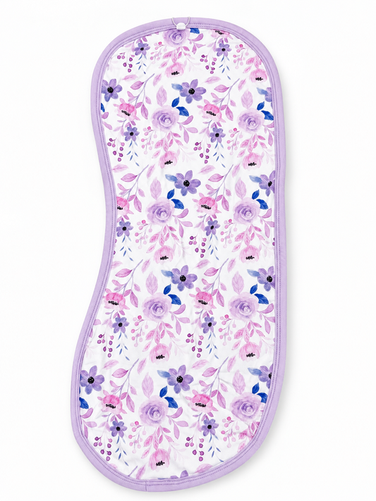 Burp Cloth | Soft Purple Floral