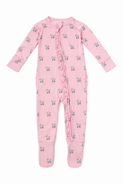 Convertible Romper with Ruffles | Poodles
