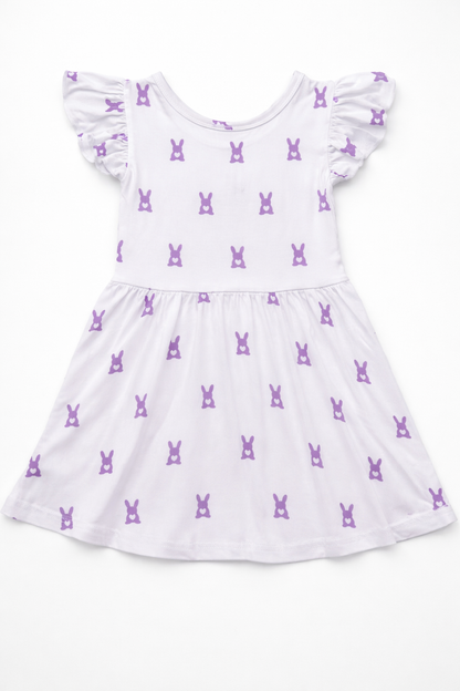 Flutter Sleeve Bodysuit Dress | My Little Bunny