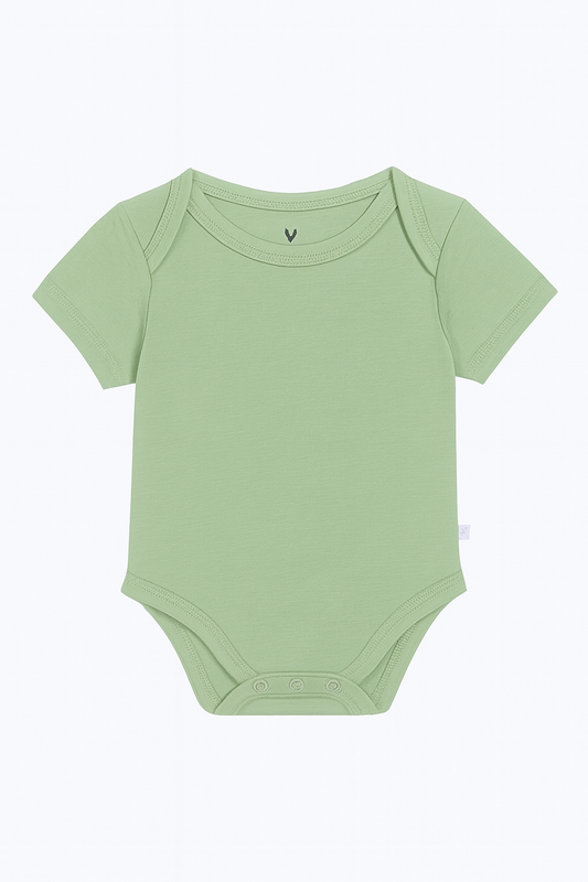 Short-Sleeved Bodysuit | Quiet Green